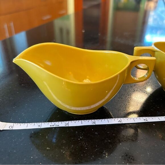 EUC Vintage Mid Century Modern Sun Valley Melmac Cream and Sugar Servers - Picture 3 of 6